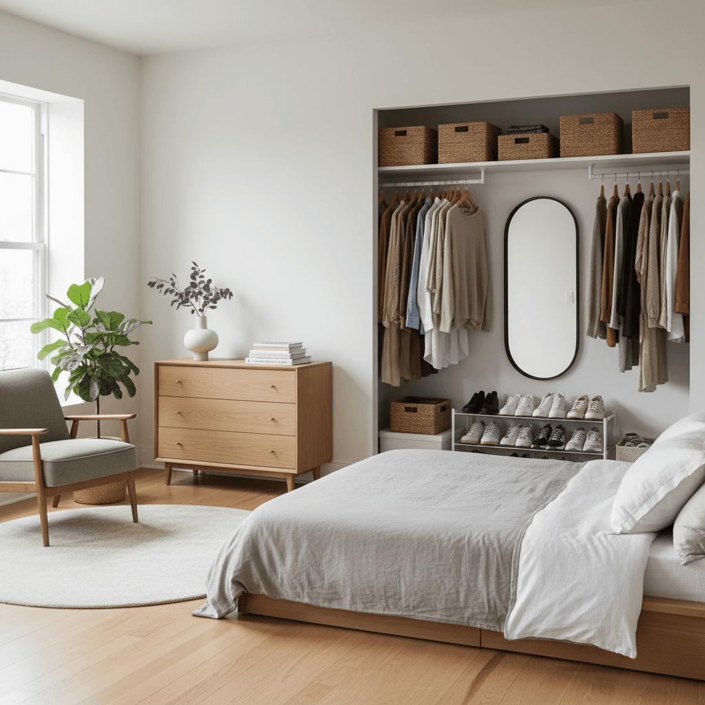 Bedroom organization and decluttering